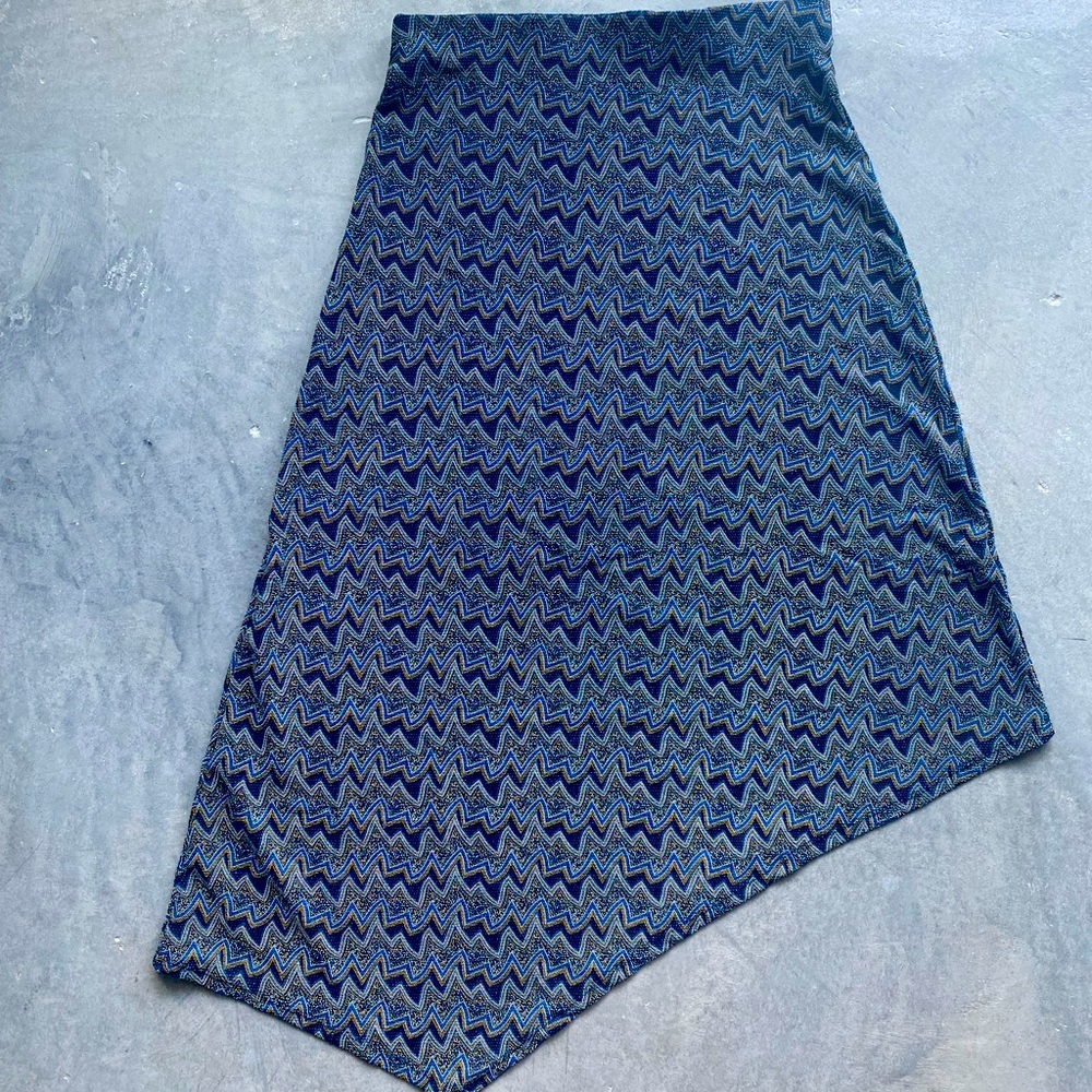 ZARA Asymmetrical Midi Skirt
